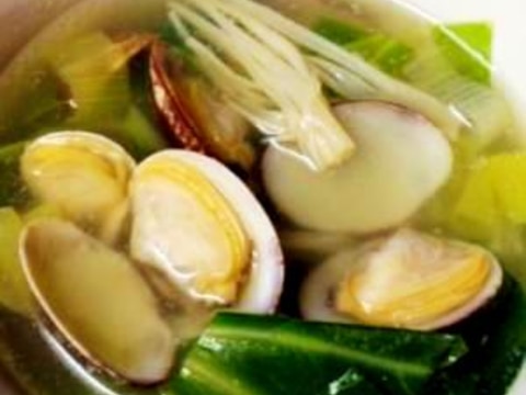 おかずスープ 《あさりとキャベツのスープ》